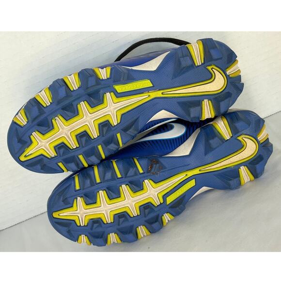 NIKE Kids Vapor Shark 2 Baseball-Football Cleats-Blue/Black-Outstanding-Size 12C - Picture 6 of 6
